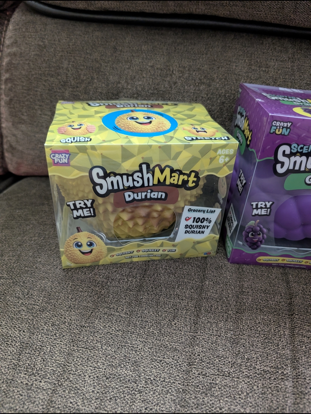 Scented Red Apple, Grape And Durian Squishies - Picture 2 of 3